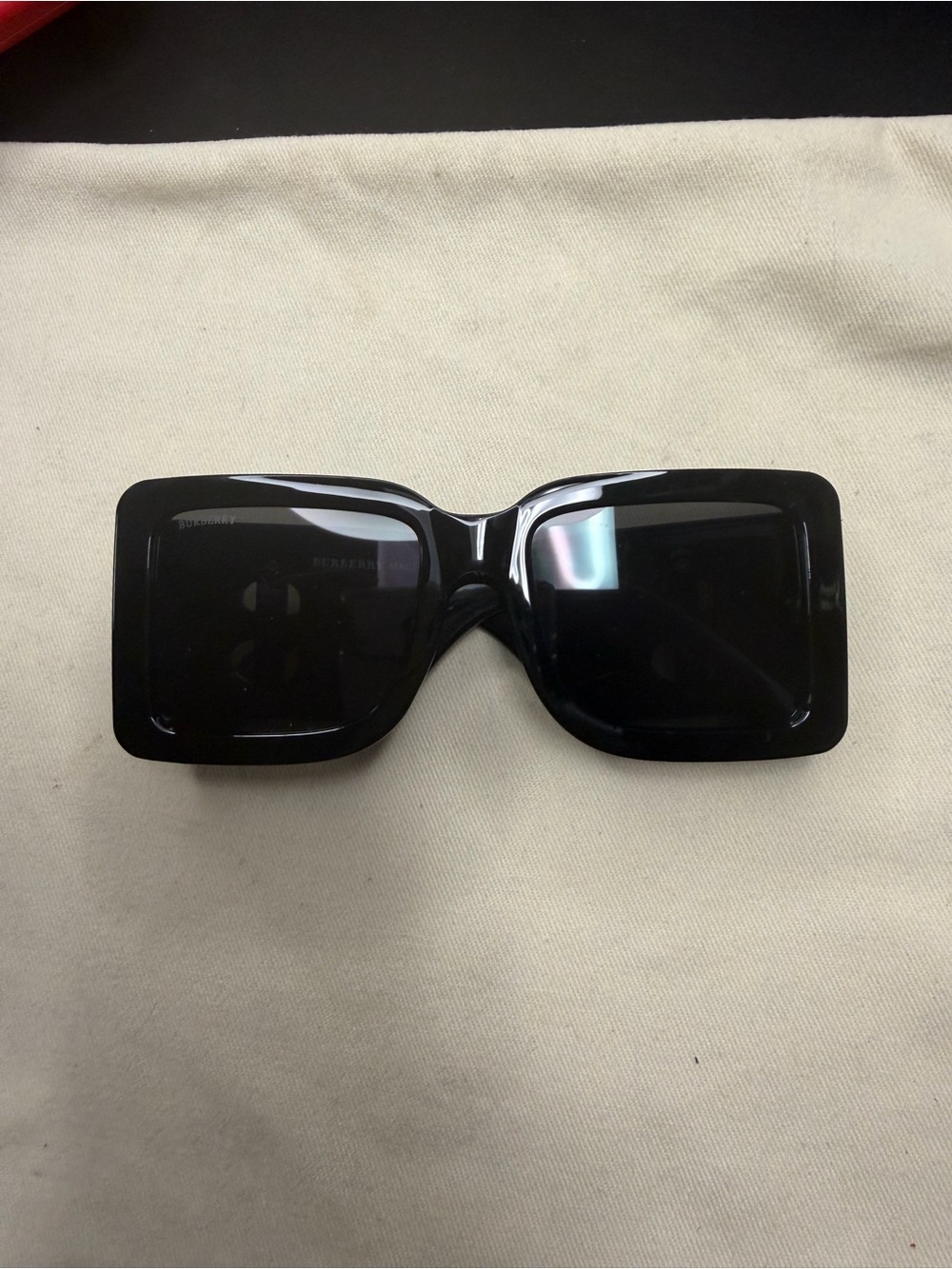 Oversized Square Black Sunglasses